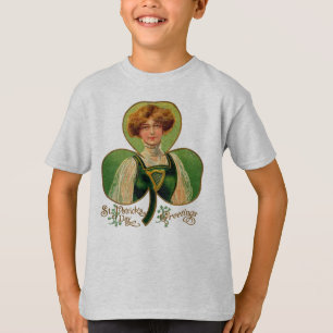 Camiseta de niña irlandesa día de San Patricio