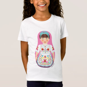 Camiseta de niña Matryoshka húngara