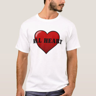 Camiseta de niñas de todo corazón