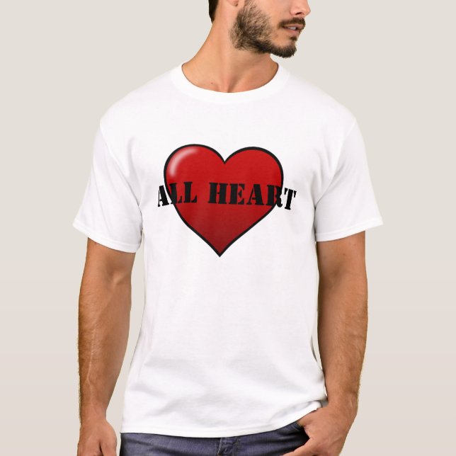 Camiseta de niñas de todo corazón (Anverso)