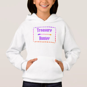 Camiseta de niñas divertidas cazadoras de tesoros