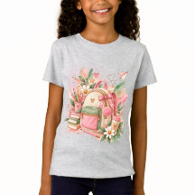 Camiseta de niñas para el regreso a clases con acu