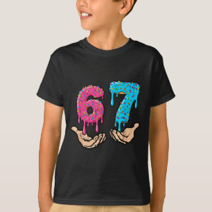 Camiseta de niño 6 7 Meme Manos Goteo