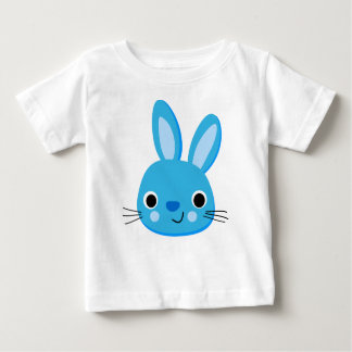 Camiseta de niño bebé de conejo azul