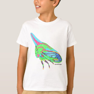 Camiseta de niño (blanca) - Saltamontes de roble