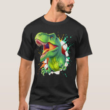 Camiseta de niño con diseño de T-Rex dinosaurio 3D