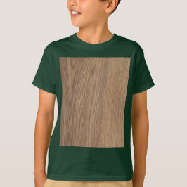 Camiseta de niño con grano de madera