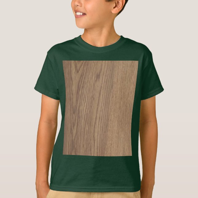 Camiseta de niño con grano de madera (Anverso)