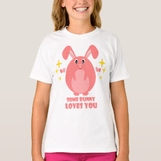 Camiseta de niño con un conejo adorable