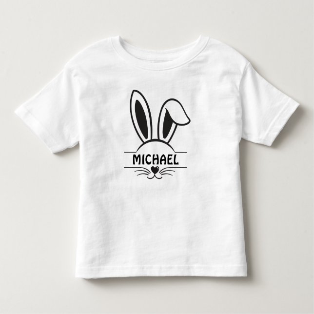 Camiseta de niño conejo de Pascua (Anverso)
