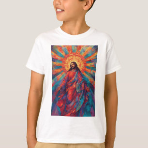 Camiseta de niño cristiana Jesús Resucitado Colori