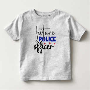 Camiseta de niño de la oficina de la policía futur