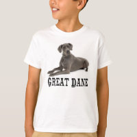 Camiseta de niño de perro cachorro Gran Danés amor
