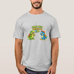 Camiseta de niño de preescolar Dino-Mite – Dinosau