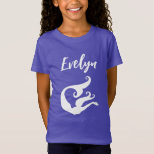 Camiseta de niño de silueta de silueta de silueta 