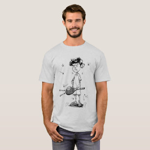 Camiseta de niño de tenis enojado – Regalo de ropa