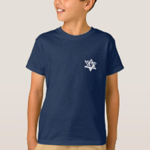 Camiseta de niño EJH en azul