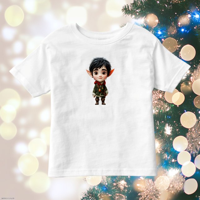 Camiseta de niño elfo de Navidad para bebé (Subido por el creador)