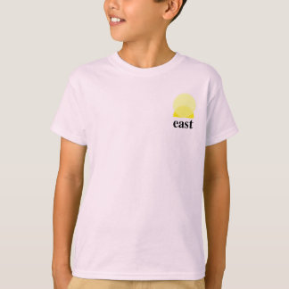 Camiseta de niño en rosa claro