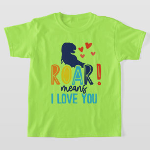 Camiseta de niño GRITA con Amor – Camiseta de dino