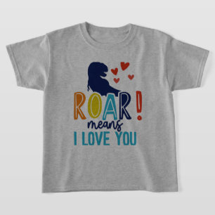 Camiseta de niño GRITA con Amor – Camiseta de dino