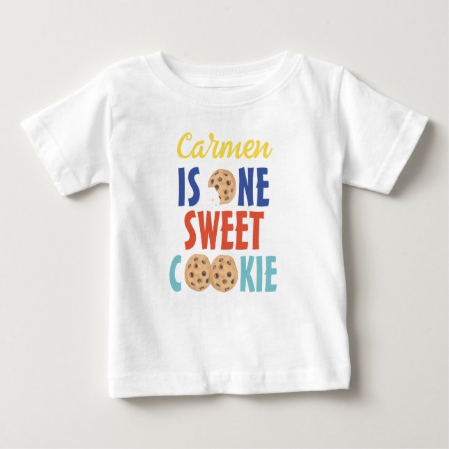 Camiseta de niño para primer cumpleaños con tema d (Anverso)