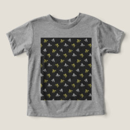 Camiseta de niño pequeño (amarillo gris y mantequi