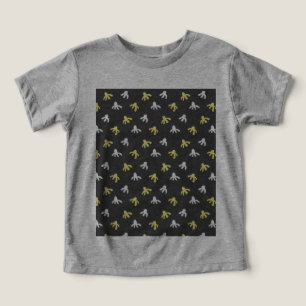 Camiseta de niño pequeño (amarillo gris y mantequi