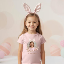 Camiseta de niño pequeño con foto de conejo de Pas