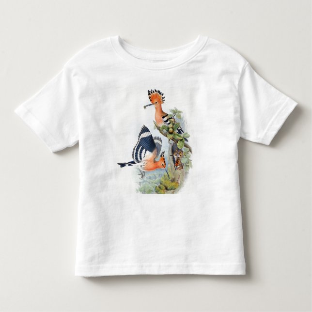 Camiseta de niño pequeño de pájaros lindos (Anverso)