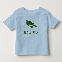 Camiseta de niño pequeño de Turtle Power