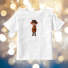 Camiseta de niño pequeño duende de Navidad Intent