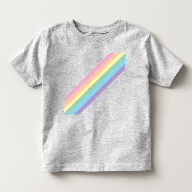 Camiseta de niño pequeño en Stormy Sky & Rainbow (Anverso)