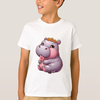 Camiseta de niño pequeño Hippo