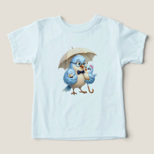 Camiseta de niño pequeño Light Blue Pajarito Mejor