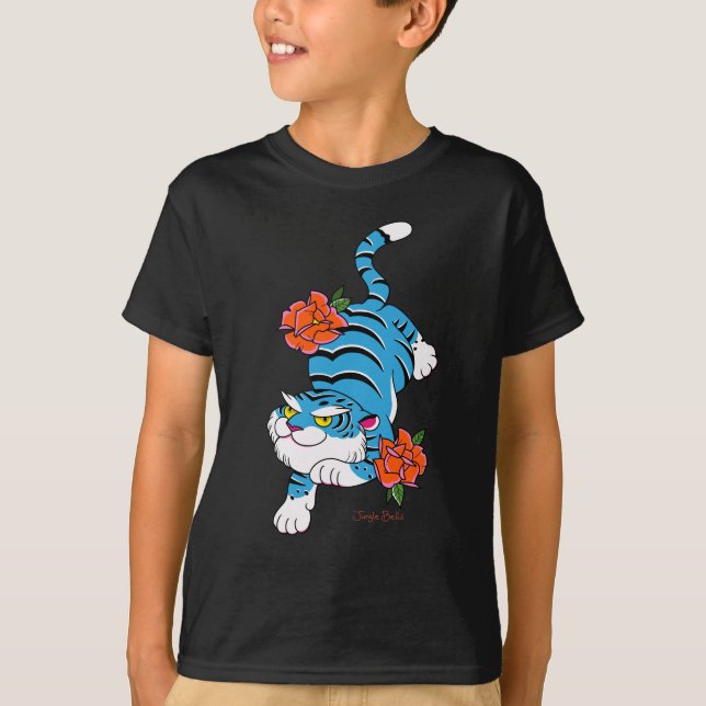 Camiseta de niño Tattoo Tiger unisex (Anverso)