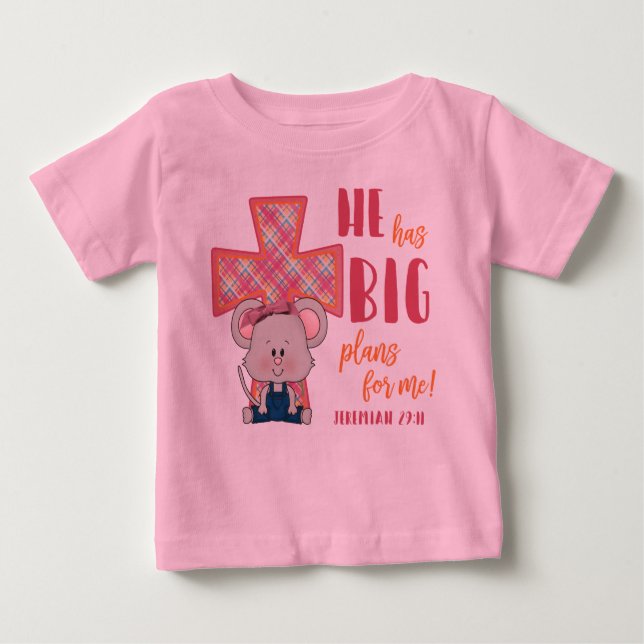 Camiseta de niño, tiene grandes planes para mí (Anverso)