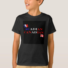 Camiseta de niños canadiense de acadián