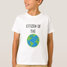 Camiseta De Niños Ciudadanos Del Mundo