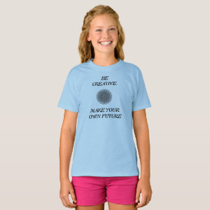 camiseta de niños con pensamientos positivos