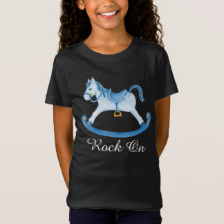 Camiseta de niños de arte con cabos de mecedora