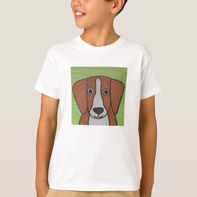 Camiseta de niños de Beagle (Anverso)