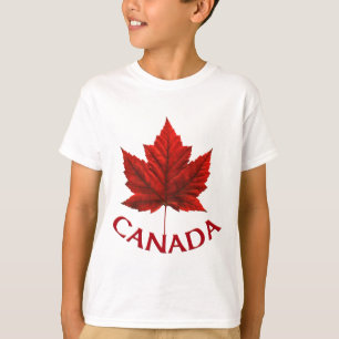 Camiseta de niños de Canadá Camisetas de niños de