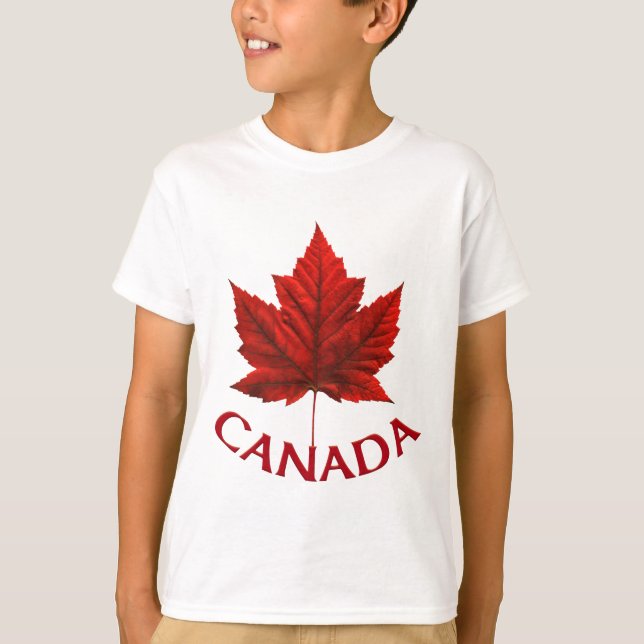 Camiseta de niños de Canadá Camisetas de niños de  (Anverso)