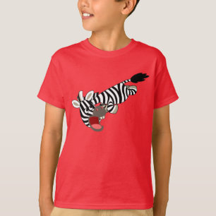 Camiseta de niños de cebra Personalizado de Pranki