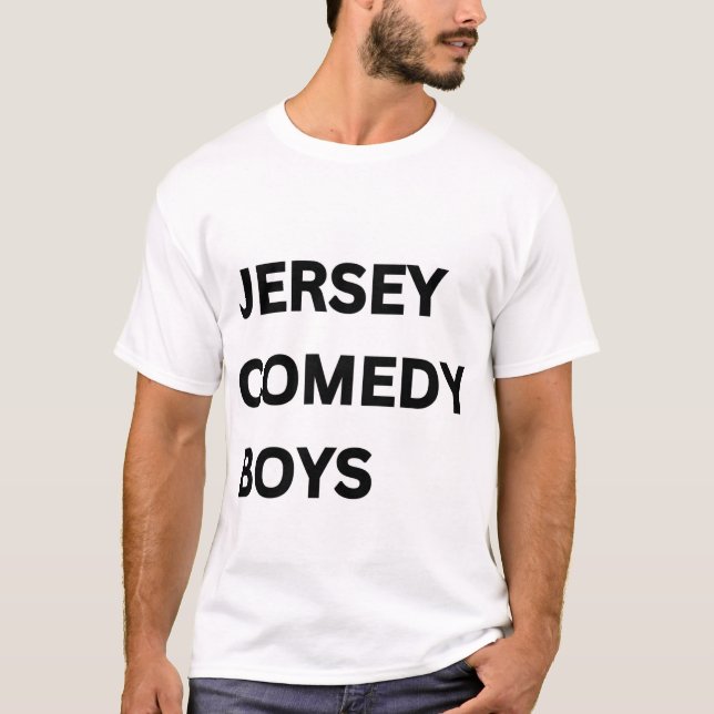 Camiseta de niños de comedia de Jersey (Anverso)