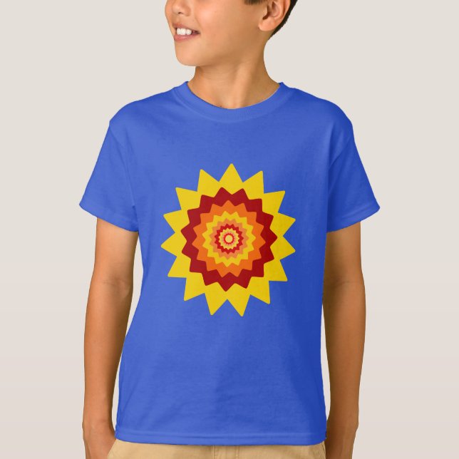 Camiseta de niños de flores extrañas (Anverso)