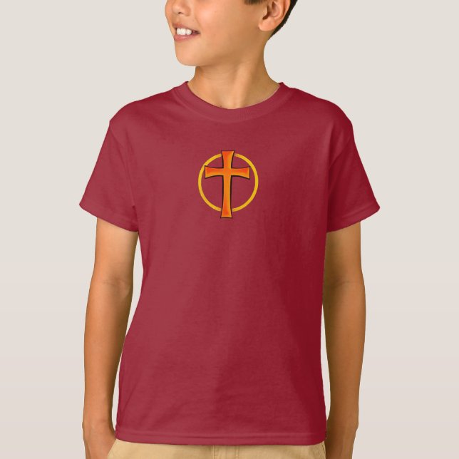 Camiseta de niños de la Cruz Cristiana (Anverso)