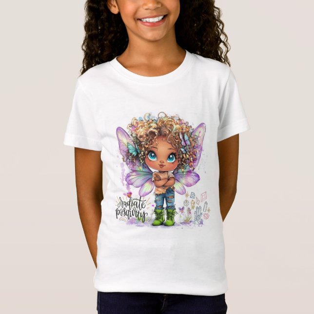 Camiseta De Niños De Leche De Positividad Radiada (Anverso)