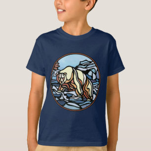 Camiseta de niños de oso tribal camiseta de oso po